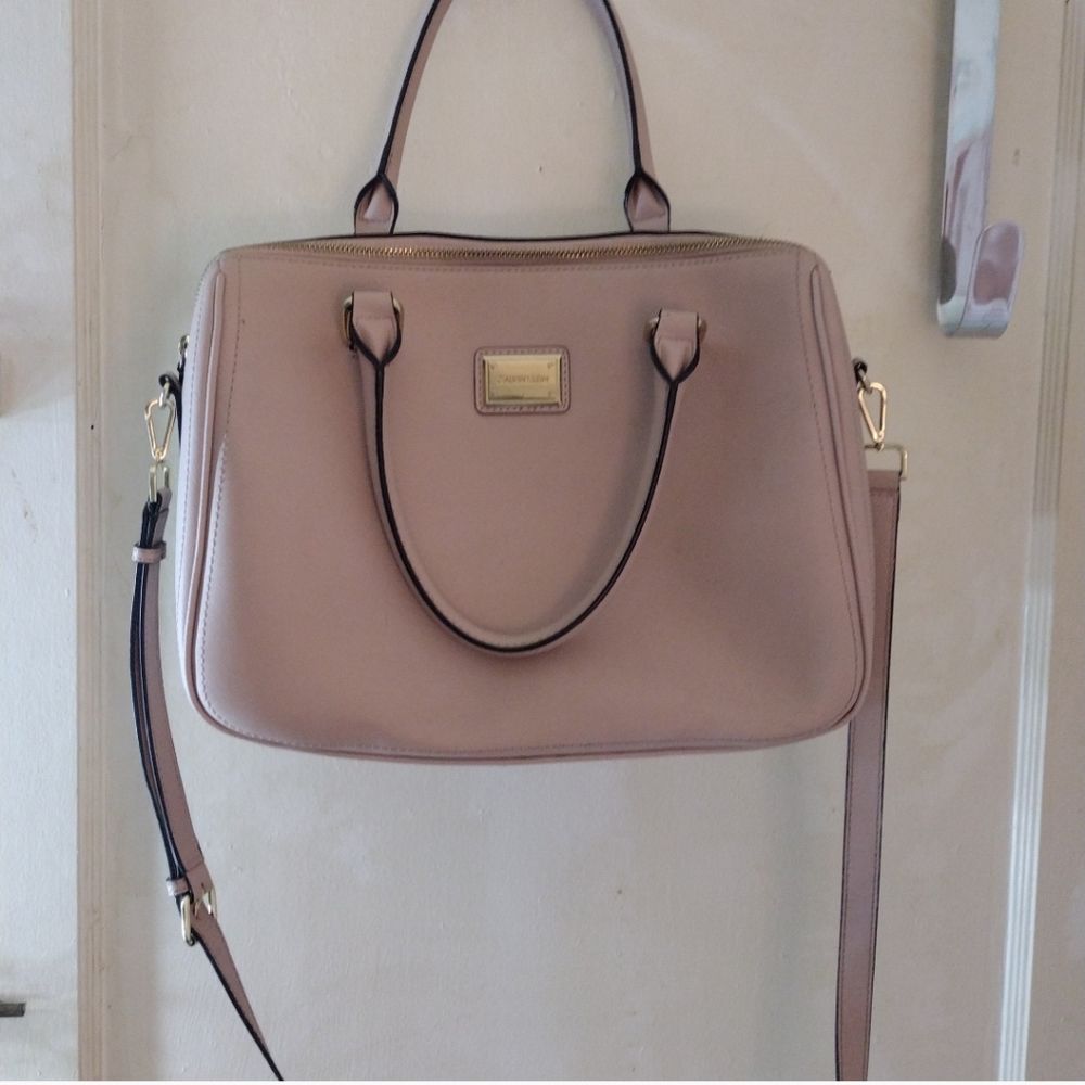 Pink Calvin Klein Bag With Crossbody Strap Gem